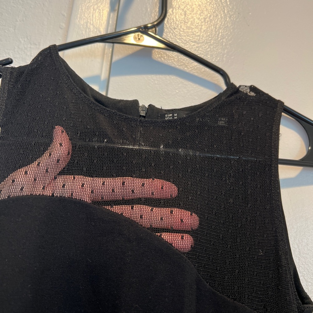 Zara black dress size m - Picture 3 of 4